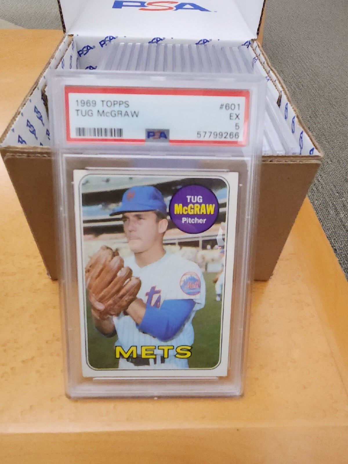 1969 Topps Baseball 601 Tug McGraw PSA 5 EX New York Mets eBay