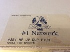 #1 Network #354 HP UV DUP Film 12 x 18 in 100 sheets — photo 2