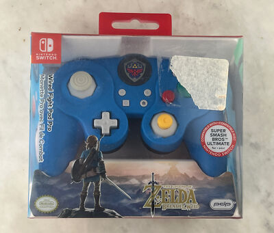 RARE NEW wired Pdp (Nintendo Switch) Fight Pad Pro Zelda Breath Wild Smash Bro