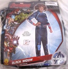 Avengers Black Widow Girls Rubies Halloween Cosplay Costume Sz L 12-14 NWT HA6c