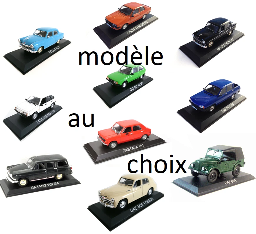 Ixo De Agostini Altaya Modello Auto Die Cast Urss Ddr Russa 1/43 A Scelta - Immagine 2 di 4
