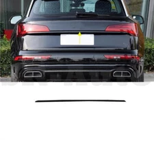 Glossy Black Rear Trunk Lid Strip Cover Trim For AUDI Q5 SQ5 Sportback 2021-2024