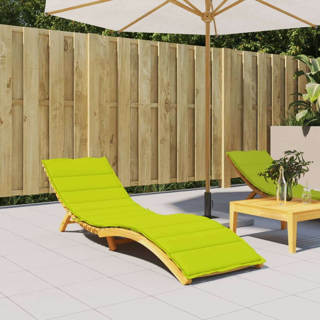 Cuscino Lettino vidaXL 186x58x3 cm Oxford Verde | Stile Outdoor