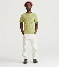 NWT United by Blue Men's Organic Henley T-Shirt Size X-Large