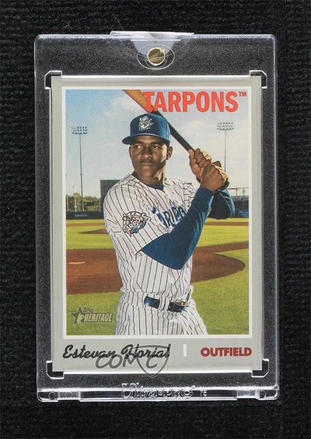 2019 Heritage Minor League Edition Topps Vault Blank Back 1/1 Estevan Florial