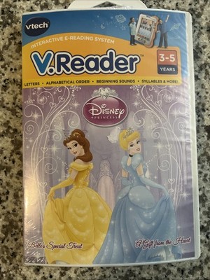VTech: V.Reader: Disney's Princess Belle`s Special Treat/Gift From The Heart NEW