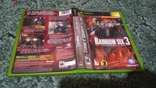 Rainbow Six 3 Squad-Based Counter Terror Xbox Game with Reg Card