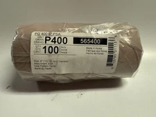 PERFORMANCE PLUS PG 565400 6" PSA, 400 GRIT, 100 DISC PER BOX, NEW