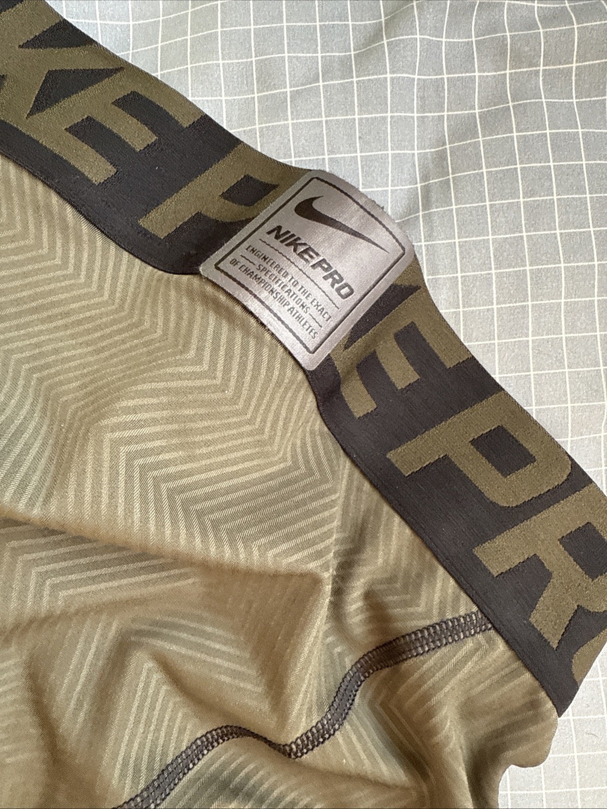 Nike Pro Hypercool Mens Compression Leggings Gree… - image 19