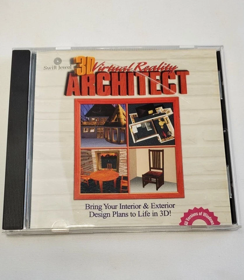 3D Virtual Reality ARCHITECT Design PC CD-ROM - Image 2 of 4