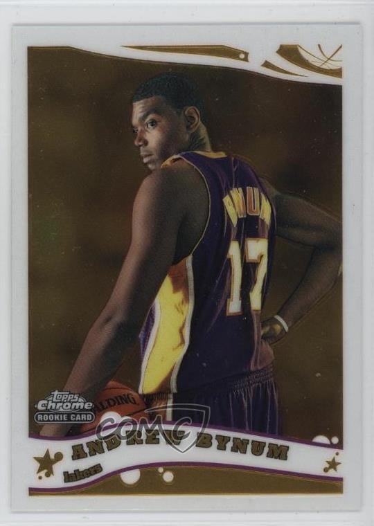 2005-06 Topps Chrome Andrew Bynum #186 1r1p