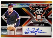 2023 Leaf Metal Charlie Sheen Auto 8/10 