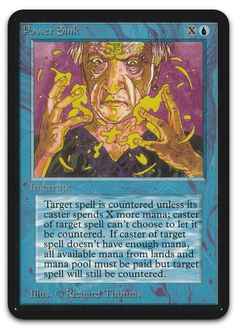 Power Sink (NM) Alpha Edition LEA Magic MTG