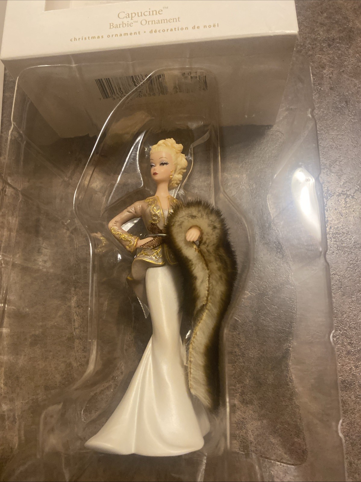 50 Years of Fabulous! Barbie 2009 Hallmark Ornament and Capuchins Barbie NIB