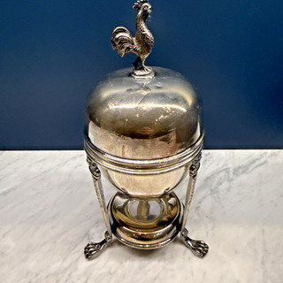 Silver Plated Sheffield Egg Poacher Vintage from United Kingdom