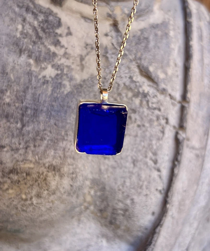 Colgante Cristal Andara Merlín del Mt Shasta, elaborado con Plata de Ley - Imagen 4 de 4