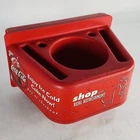 Vintage Coca-Cola Red Plastic Shopping Cart Drink Holder