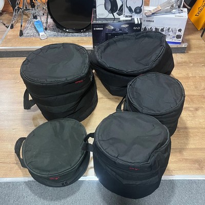 Stagg Drum Cases Bags Set 22 ,16 ,13 ,12  And 14  Snare #1325