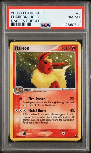 Flareon graded PSA 8 for sale on eBay