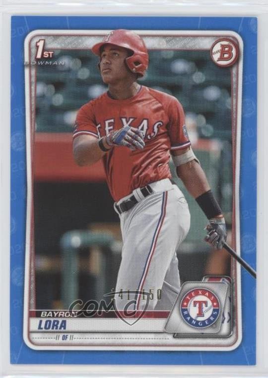 2020 Bowman Prospects Blue /150 Bayron Lora #BP-52