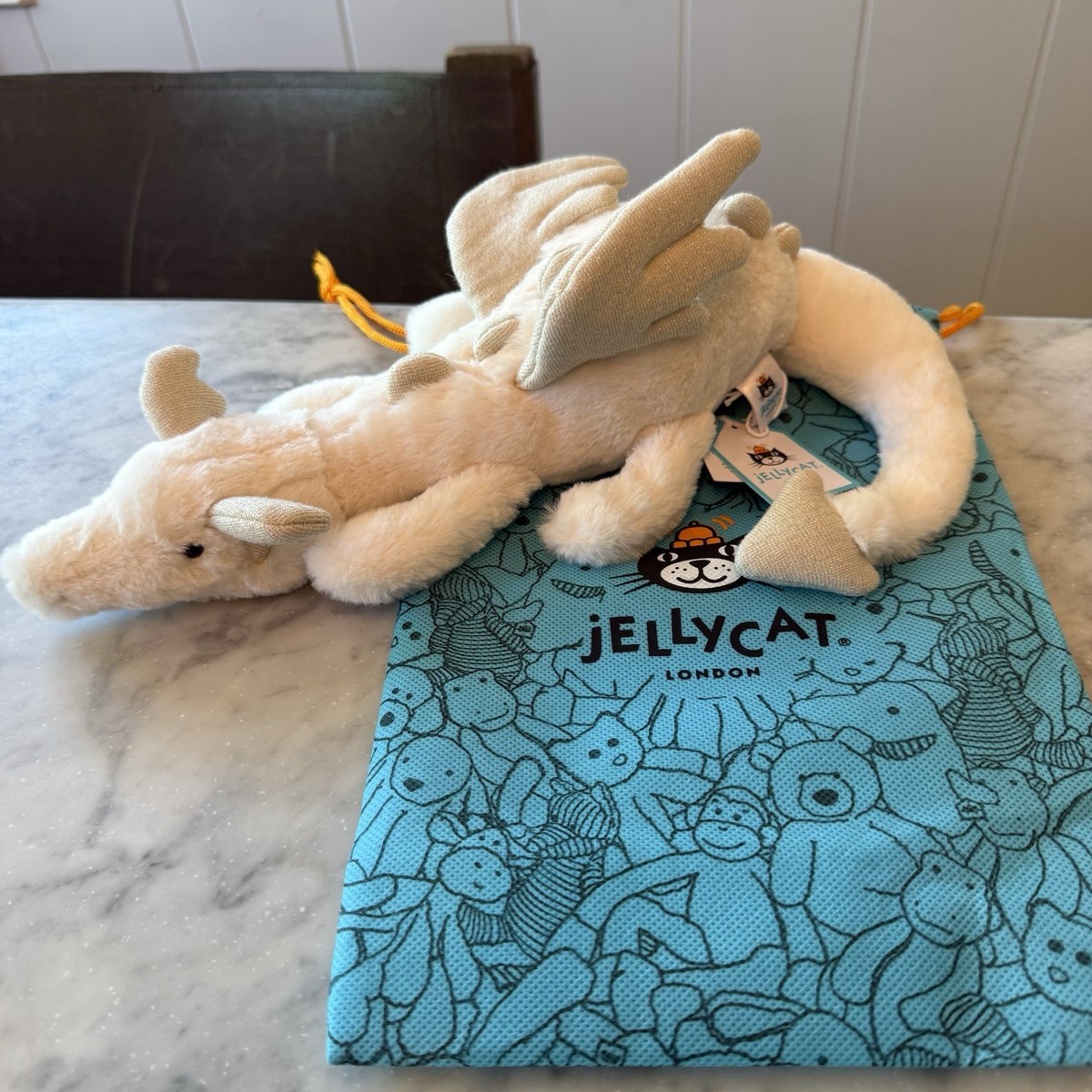 【】Snow Dragon LITTLE 30cm Jellycat Little Snow Dragon | eBay