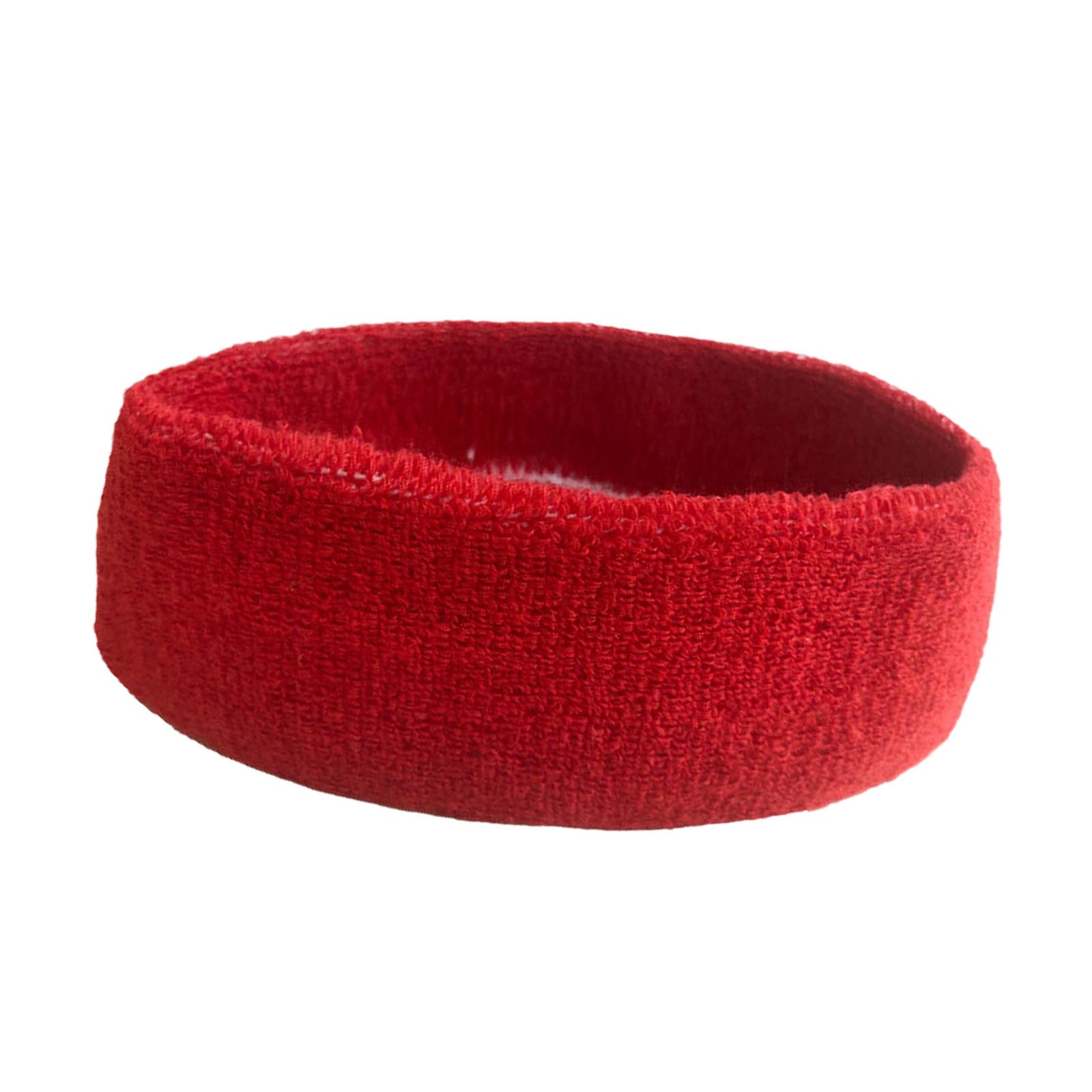 ✿ Red Athletic Headbands Sweat Absorbing Elastic Sport Hairbands For Workout EC