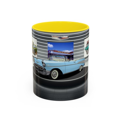Taza y taza de café Chevy Muscle Car 1957 coche clásico TV publicidad promoción - Imagen 26 de 65