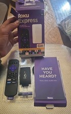 Roku Express+HD Media Streamer Telecomando, HDMI e Composito, 1080p Non Testato 