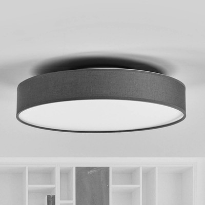 Lindby LED-Stoffdeckenlampe Saira Deckenlampe Deckenlicht Leuchte Ø 40 cm g455