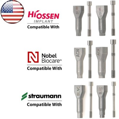 US Dental CAD/CAM Implant Scan Body Fit Hiossen Oss Nobel Biocare Straumann ITI