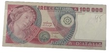 100000 LIRE PRIMAVERA DI BOTTICELLI - DECRETO 20 GIUGNO 1978 - BANCONOTA ITALIA