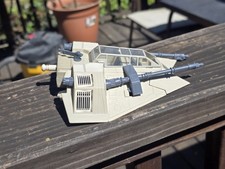 Star Wars Micro Snowspeeder Vehicle w Crash Feature 1982 Kenner JCP Incomplete