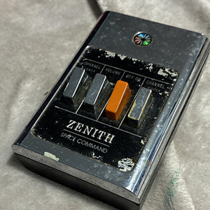 Zenith Space Command TV Remote Control - Wireless Connectivity, Black/Silver