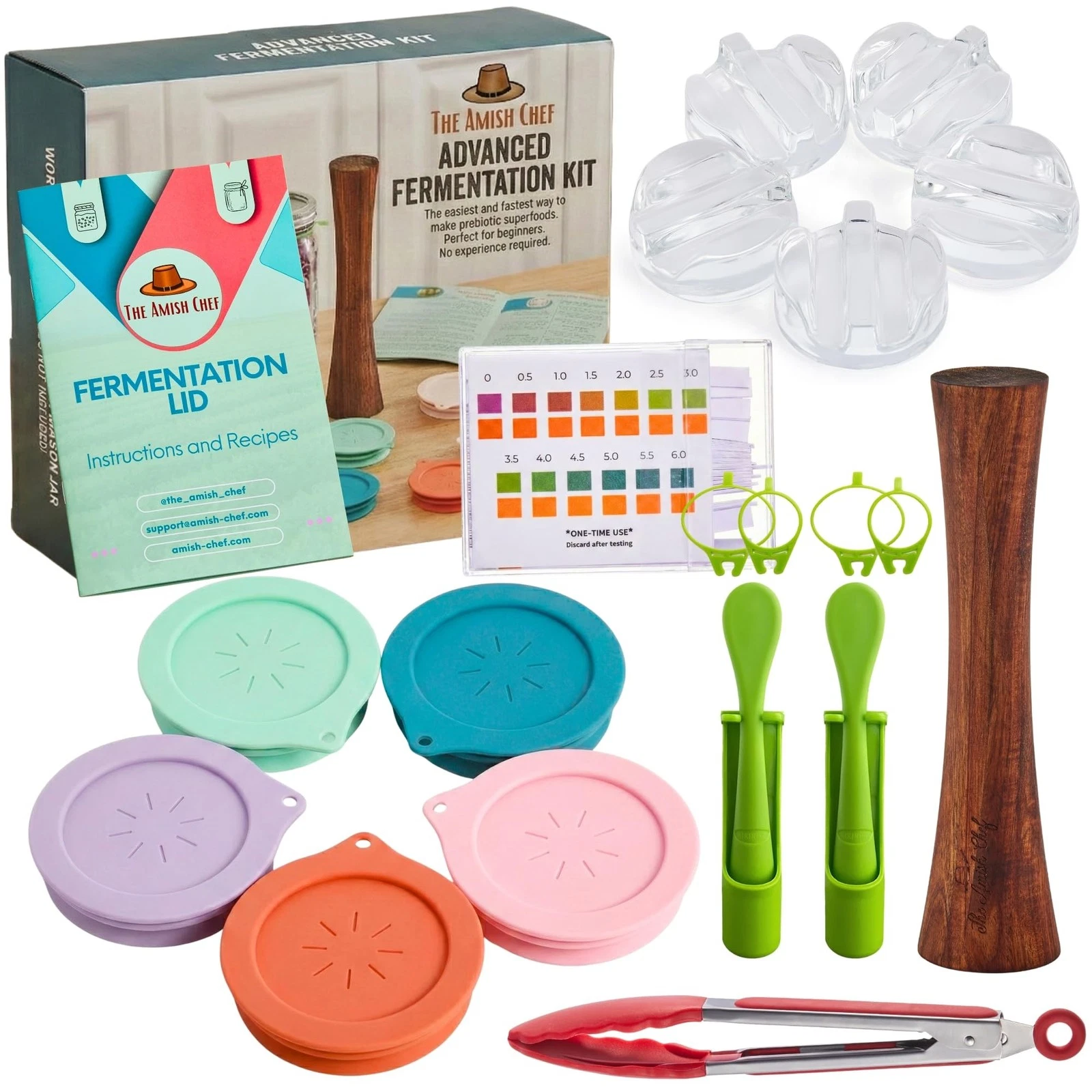 Advanced Fermentation Kit - Pickle Kit Sauerkraut Making Kit Kimchi Container...
Opens in a new wind