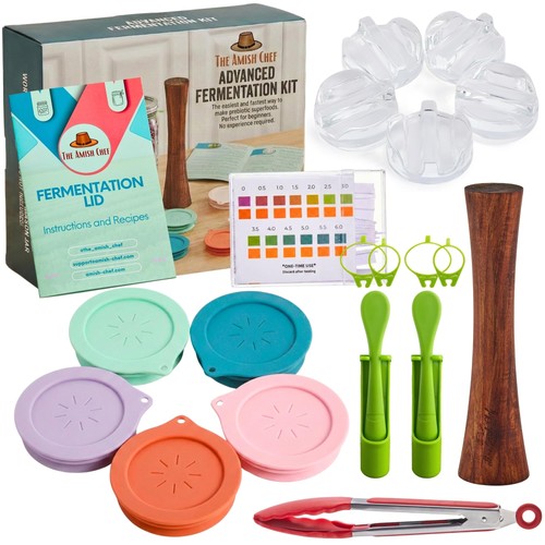 Advanced Fermentation Kit - Pickle Kit Sauerkraut Making Kit Kimchi Container...
