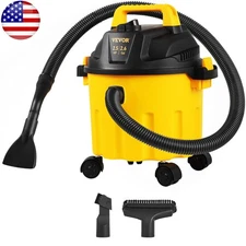Wet Dry Vac Vacuum Blowing Function Portable Attachments Clean Floor Upholstery