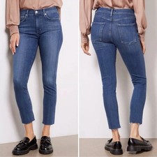 Agolde Sophie High Rise Crop Skinny Jean Raw Hem 28