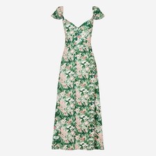 NEW Reformation Baxley Midi Dress in Bohemia Floral Sz 2 Boho Wedding Guest