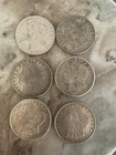 6X 1921 US Morgan Silver Dollar $1 - BU