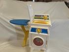 Vintage 1990 Fisher Price Laundry Center Washer Dryer Pretend Play Working Guc