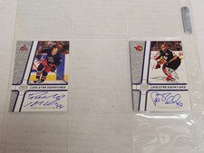 2002-03 Stadium Club Lone Star Signature Blue x 2 PICK & CHOOSE