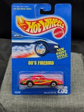 Vintage 1991 Hot Wheels Mattel 80's Firebird New Paint Style #256 (115)