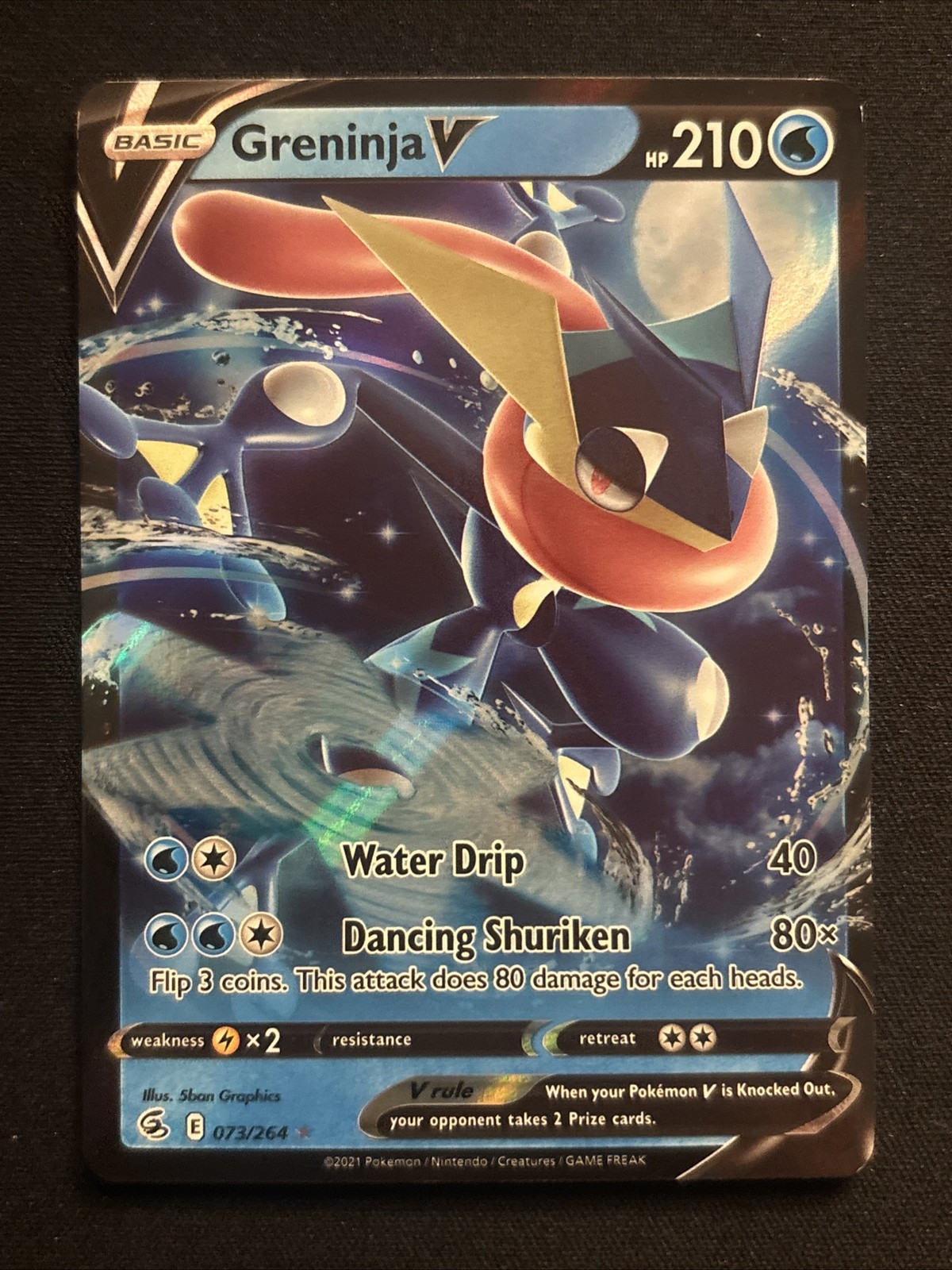 Greninja V 073/264 - Pokemon TCG - Fusion Strike - NM