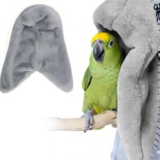 Bird Buddy Corner Fleece Bird Blanket Cozy Bird Bed Warmer Parrot House for Cage