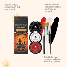 Unisex Face Body Paint Set Raves Facial Paint Suit Foundation Greasepaint