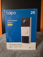 Tapo D210 2K Video Doorbell Camera Chime Included OPNED BOX NEW