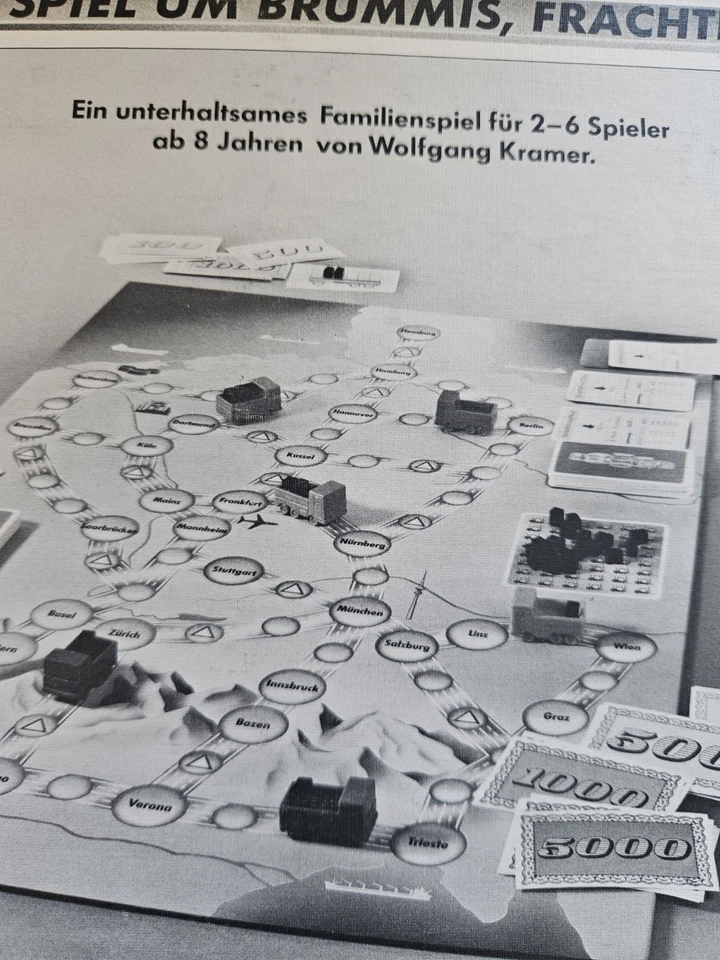 Auf Achse von FX Schmid vollständig Brettspiel Gesellschaftsspiel - Bild 4 von 4