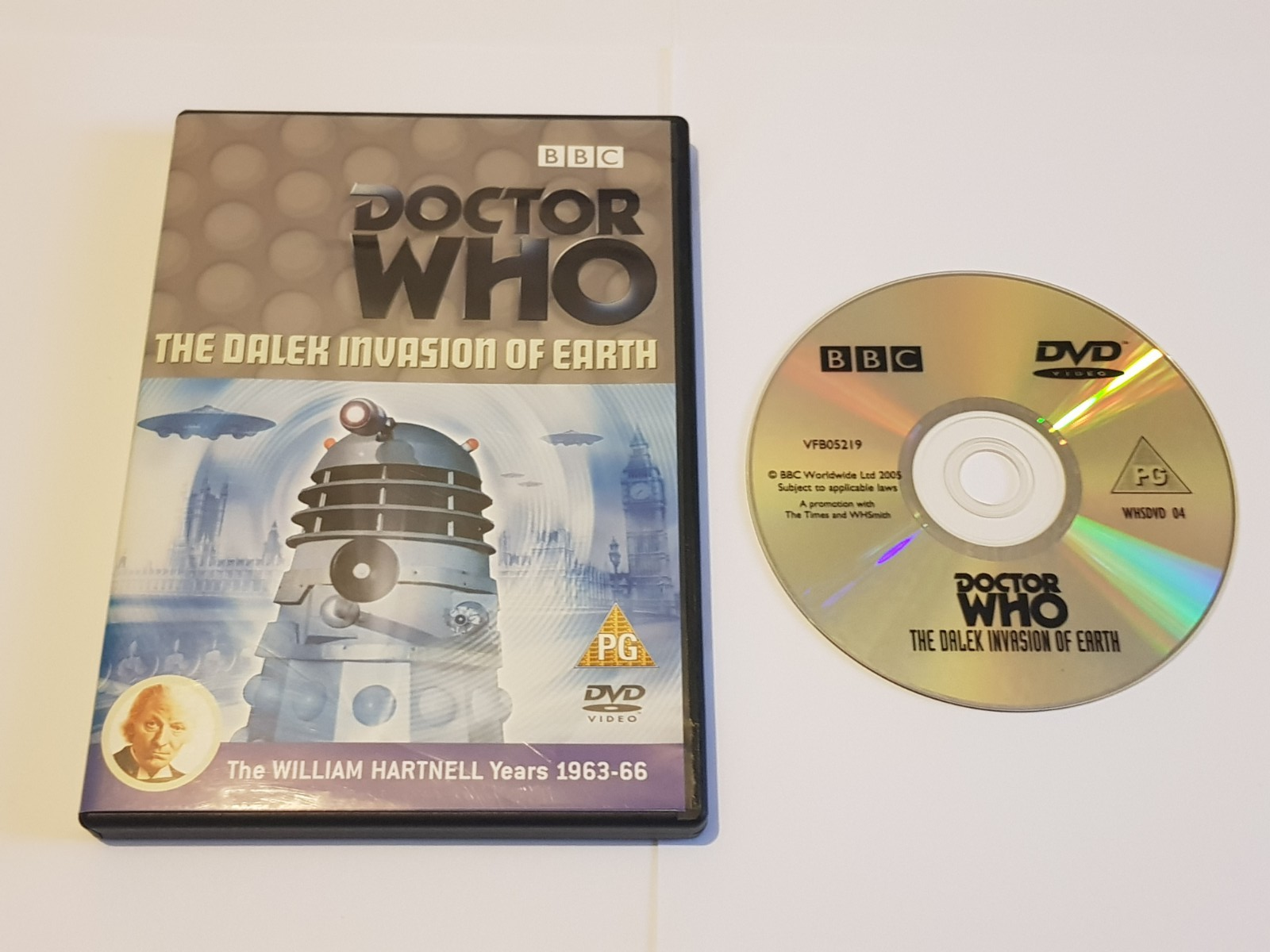 BBC Doctor Who The Dalek Invasion OF Earth DVD William Hartnell Years 1963-66