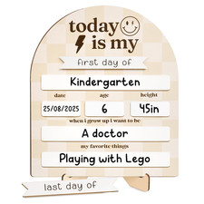 Dinizon My First Day Of School Sign 12X10 First And Last Day Of School Board