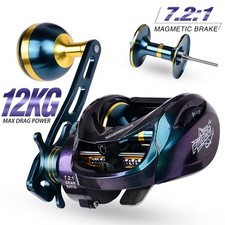 Large Line Capacity Fishing Reel Baitcasting ...
